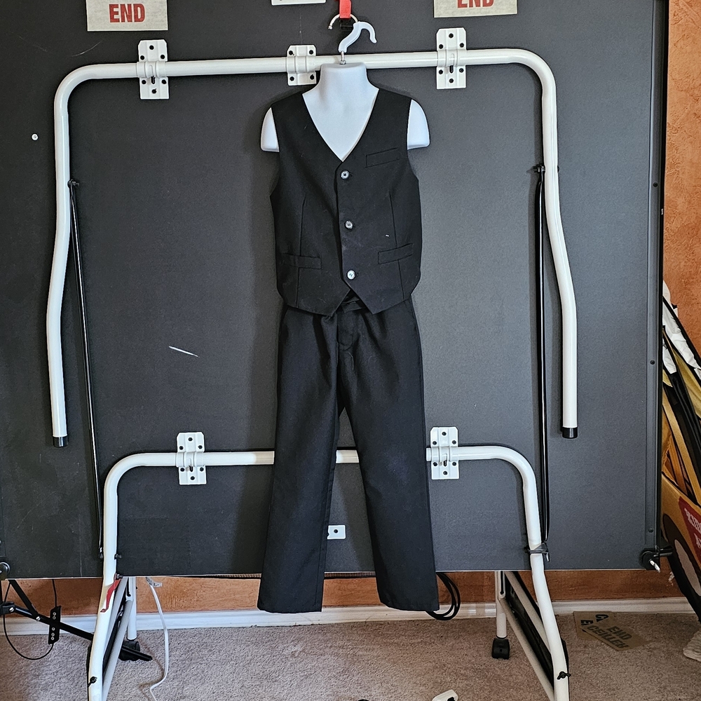 Amazon Kids Black Vest and Pants Set